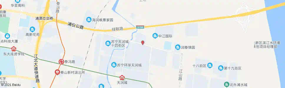 南京江岸水城北_公交站地图_南京公交_妙搜公交查询2025