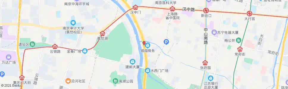 南京虎踞南路建邺路_公交站地图_南京公交_妙搜公交查询2025
