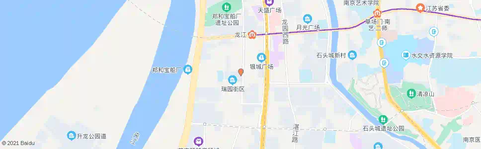 南京银城街_公交站地图_南京公交_妙搜公交查询2025
