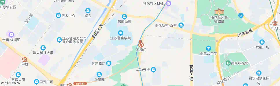 南京安德门站_公交站地图_南京公交_妙搜公交查询2025
