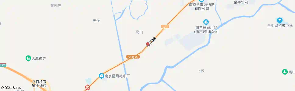 南京金江公路陆林路_公交站地图_南京公交_妙搜公交查询2025