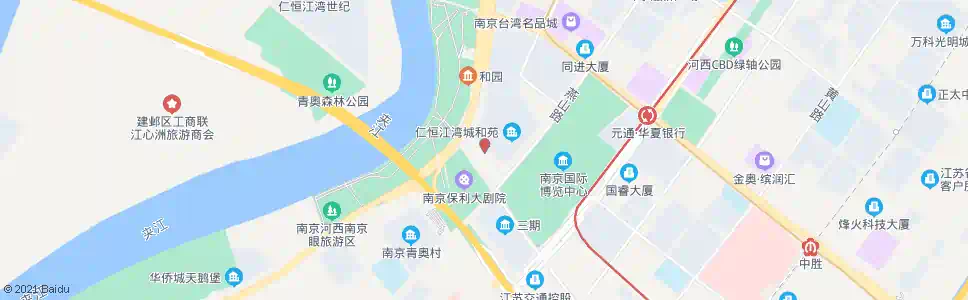 南京乐山路金沙江西街_公交站地图_南京公交_妙搜公交查询2025