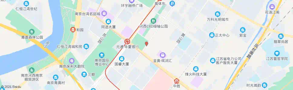 南京庐山路中央公园_公交站地图_南京公交_妙搜公交查询2025