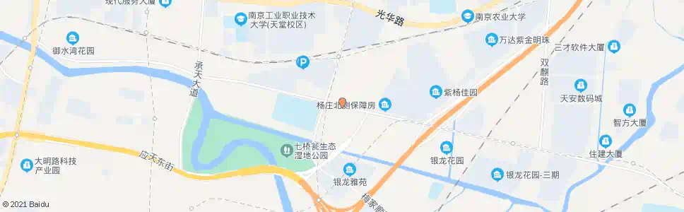 南京杨庄村委会_公交站地图_南京公交_妙搜公交查询2025