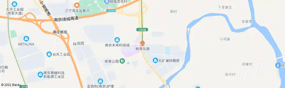 南京秣周东路站_公交站地图_南京公交_妙搜公交查询2025
