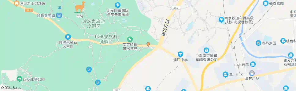 南京珍珠泉东大门_公交站地图_南京公交_妙搜公交查询2025