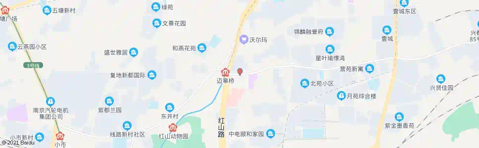 南京迈皋桥东_公交站地图_南京公交_妙搜公交查询2025