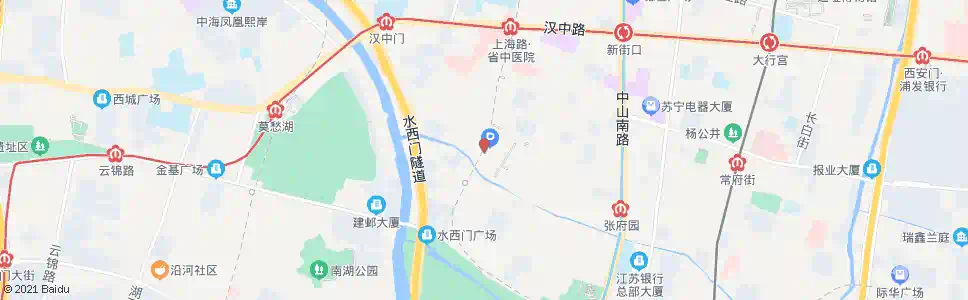 南京莫愁路朝天宫_公交站地图_南京公交_妙搜公交查询2025