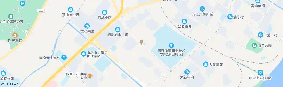 南京浦口新城实验小学_公交站地图_南京公交_妙搜公交查询2025