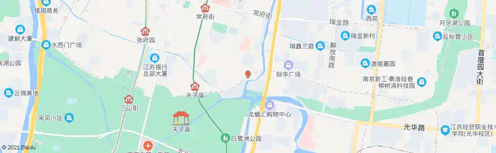 南京建康路(大中桥)_公交站地图_南京公交_妙搜公交查询2025