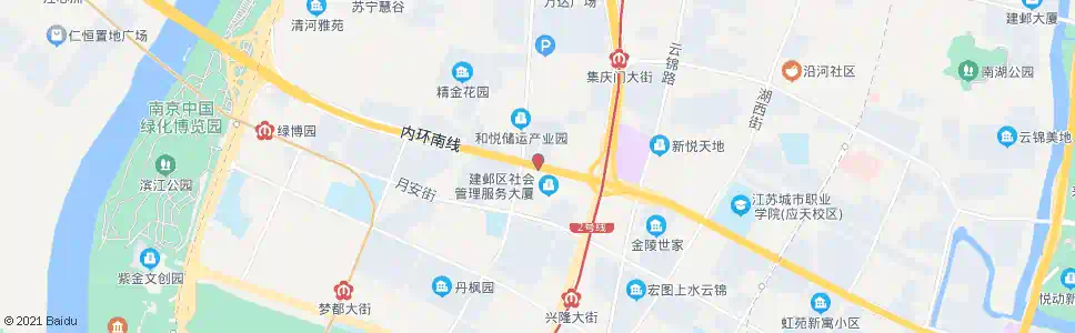南京应天大街燕山路_公交站地图_南京公交_妙搜公交查询2025
