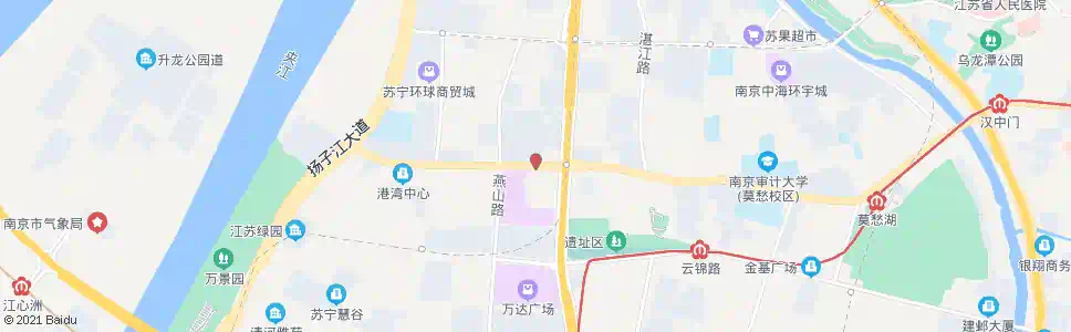 南京典雅居_公交站地图_南京公交_妙搜公交查询2025