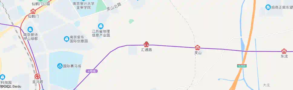 南京汇通路_公交站地图_南京公交_妙搜公交查询2025