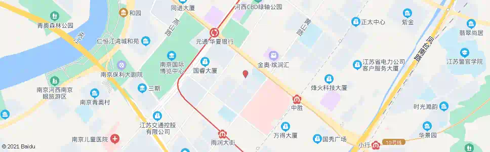 南京恒山路河西大街_公交站地图_南京公交_妙搜公交查询2025