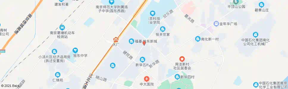 南京草芳路园西路_公交站地图_南京公交_妙搜公交查询2025