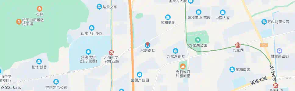 南京水韵别墅_公交站地图_南京公交_妙搜公交查询2025