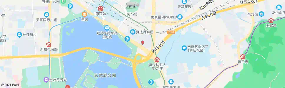 南京金玉宾馆_公交站地图_南京公交_妙搜公交查询2025