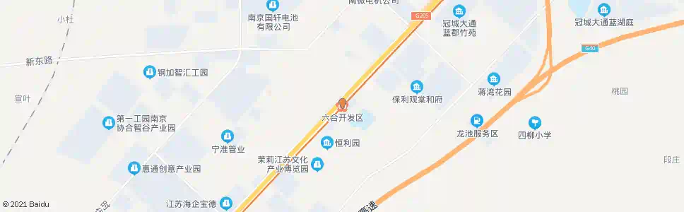 南京六合开发区站_公交站地图_南京公交_妙搜公交查询2025