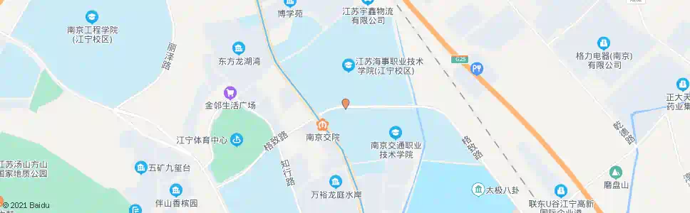 南京格致路龙眠大道_公交站地图_南京公交_妙搜公交查询2025