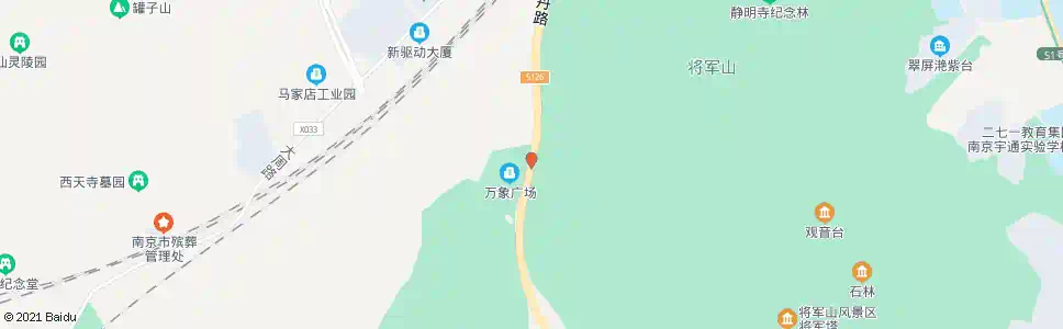 南京将军山_公交站地图_南京公交_妙搜公交查询2025