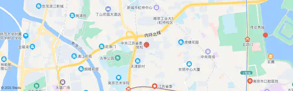 南京党校_公交站地图_南京公交_妙搜公交查询2025