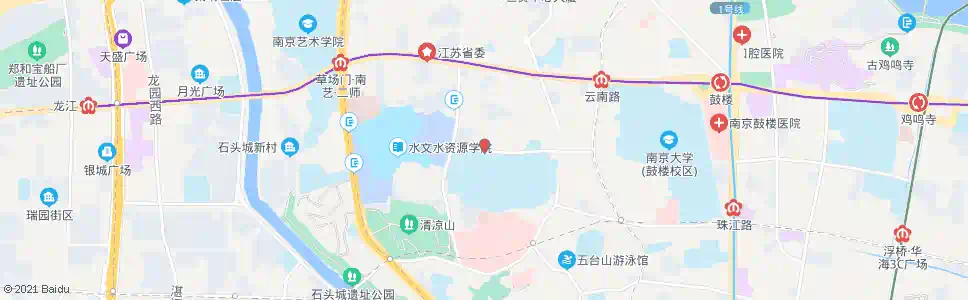 南京山阴路_公交站地图_南京公交_妙搜公交查询2025