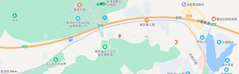 南京汤山溶洞_公交站地图_南京公交_妙搜公交查询2025
