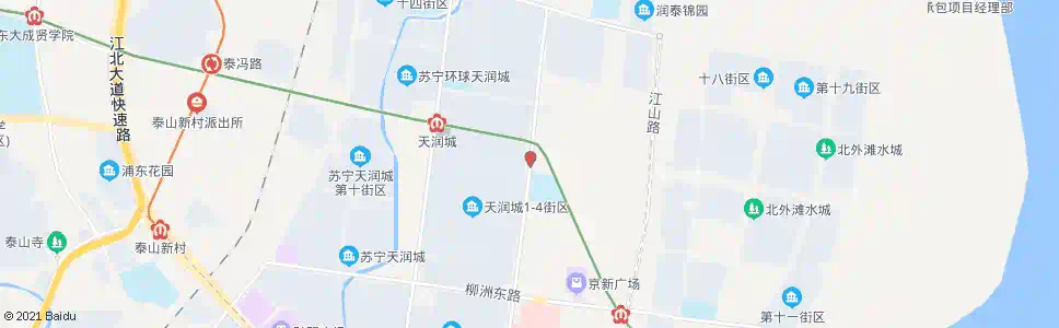 南京天润城总站_公交站地图_南京公交_妙搜公交查询2025