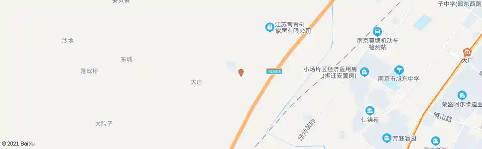 南京江北大道丽景路北_公交站地图_南京公交_妙搜公交查询2025