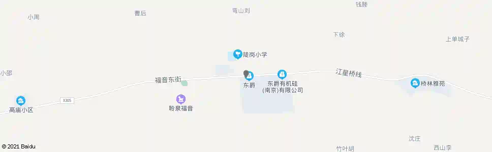 南京福音东街燕林双庙路_公交站地图_南京公交_妙搜公交查询2025