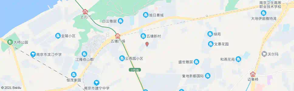 南京伍佰村_公交站地图_南京公交_妙搜公交查询2025
