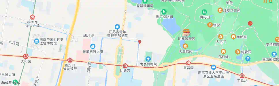 南京清溪路北_公交站地图_南京公交_妙搜公交查询2025