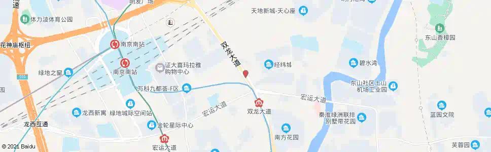 南京江宁装饰城_公交站地图_南京公交_妙搜公交查询2025