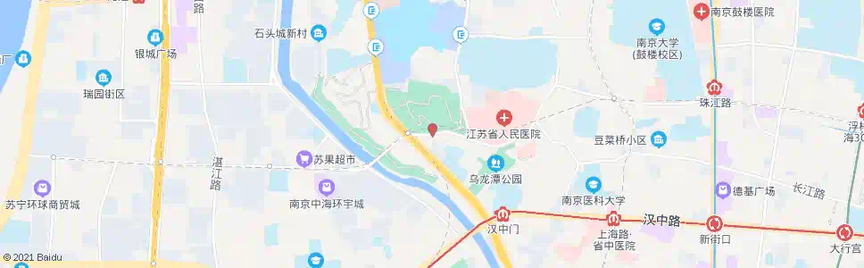 南京清凉山公园_公交站地图_南京公交_妙搜公交查询2025