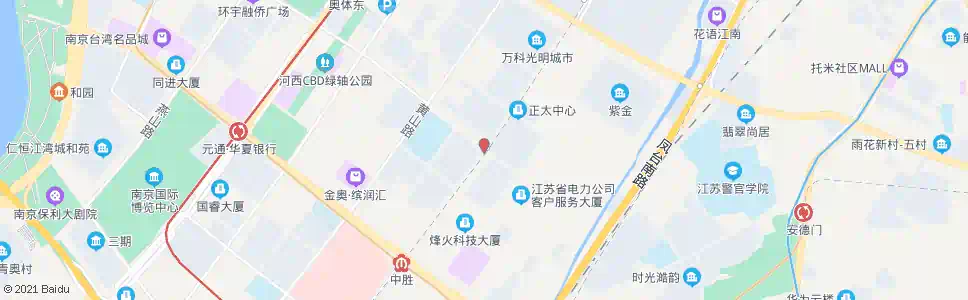南京泰山路奥体大街_公交站地图_南京公交_妙搜公交查询2025