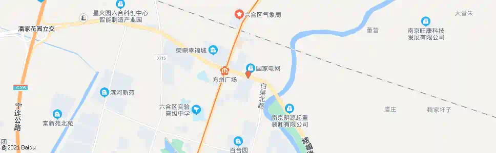 南京方州广场东_公交站地图_南京公交_妙搜公交查询2025
