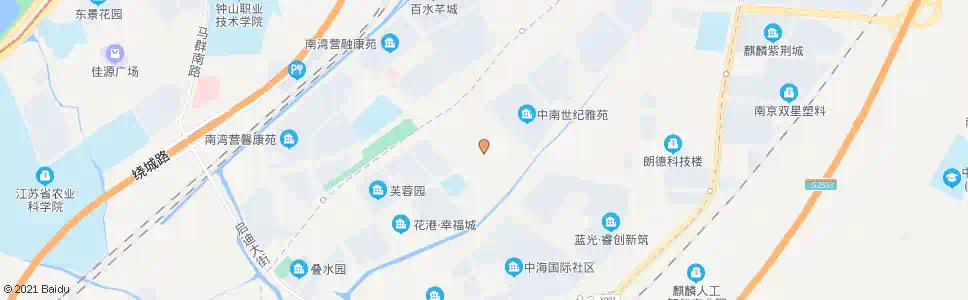 南京花港路迎福路_公交站地图_南京公交_妙搜公交查询2025