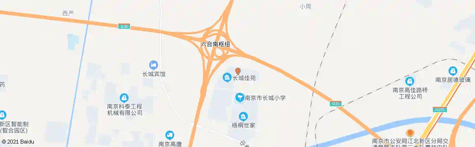 南京长城佳苑_公交站地图_南京公交_妙搜公交查询2025