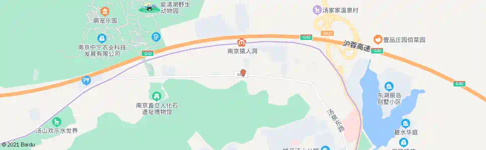 南京汤山西站_公交站地图_南京公交_妙搜公交查询2025