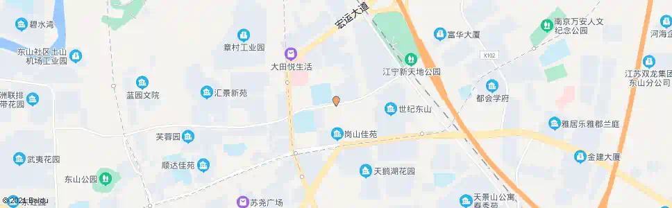 南京城东农贸市场北门_公交站地图_南京公交_妙搜公交查询2025