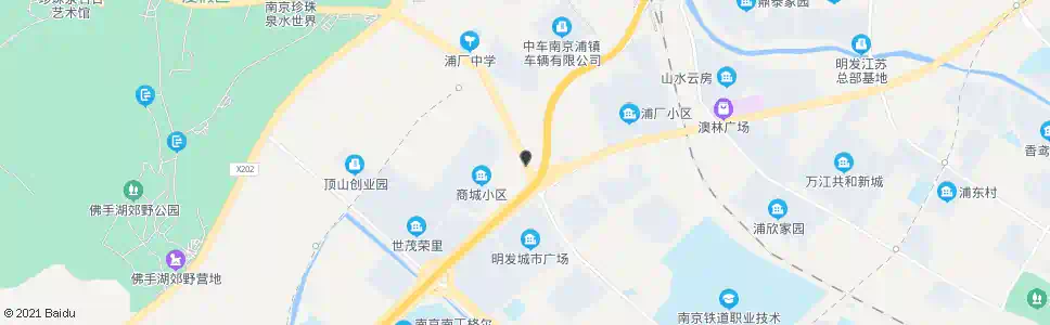 南京明发城市广场北_公交站地图_南京公交_妙搜公交查询2025