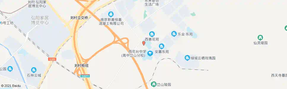 南京岱山西路总站_公交站地图_南京公交_妙搜公交查询2025