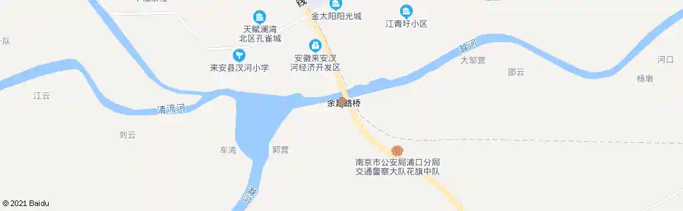 南京汊河大桥南_公交站地图_南京公交_妙搜公交查询2025