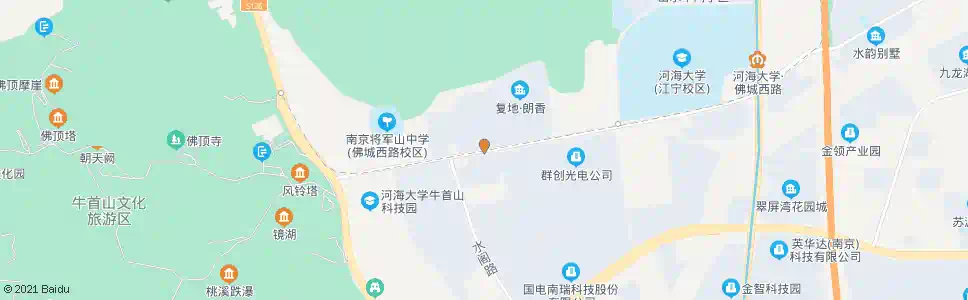 南京佛城西路中_公交站地图_南京公交_妙搜公交查询2025