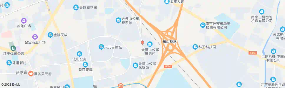 南京景秀苑_公交站地图_南京公交_妙搜公交查询2025