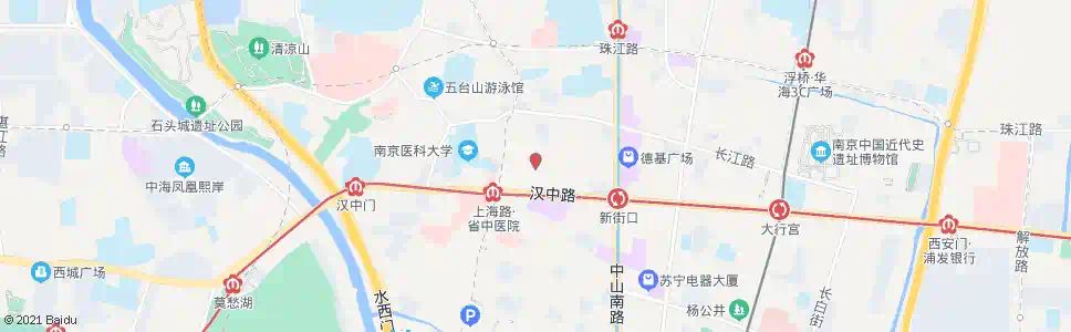 南京大锏银巷_公交站地图_南京公交_妙搜公交查询2025
