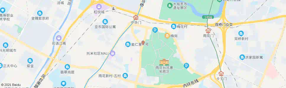 南京共青团路普德村_公交站地图_南京公交_妙搜公交查询2025
