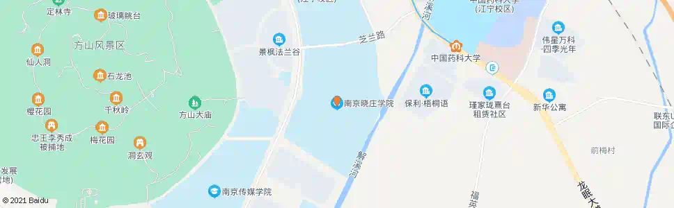 南京晓庄学院江宁校区_公交站地图_南京公交_妙搜公交查询2025