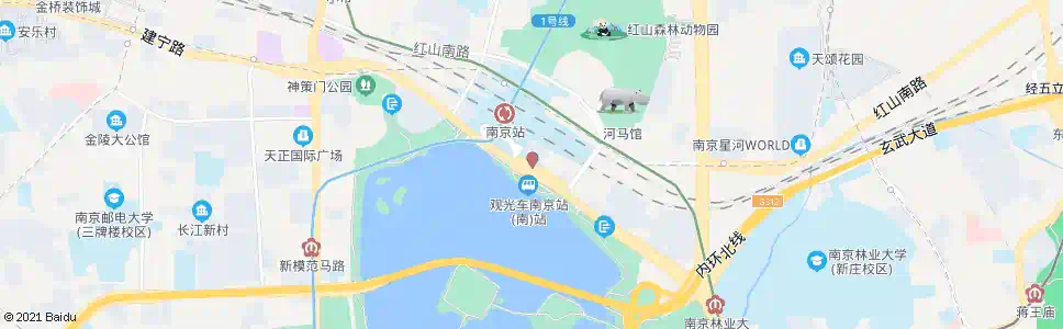 南京南京站南广场东_公交站地图_南京公交_妙搜公交查询2025