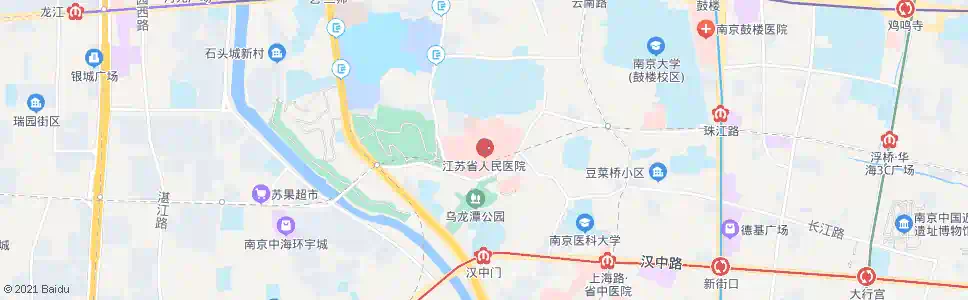 南京人民医院_公交站地图_南京公交_妙搜公交查询2025